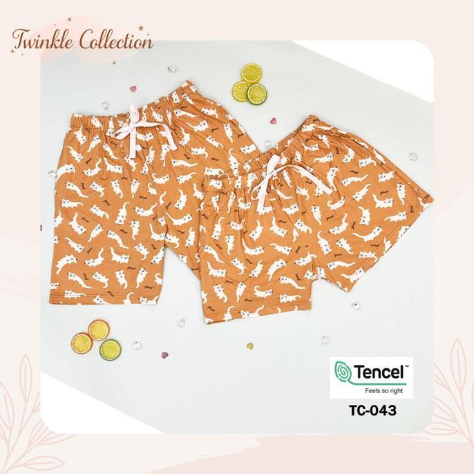 Gambar Celana Pendek Wanita GREET NIGHT WEAR Bahan Tencel Shortpant Hotpants - TC-043 , Shortpants  dari shodiq_jar undefined Tokopedia