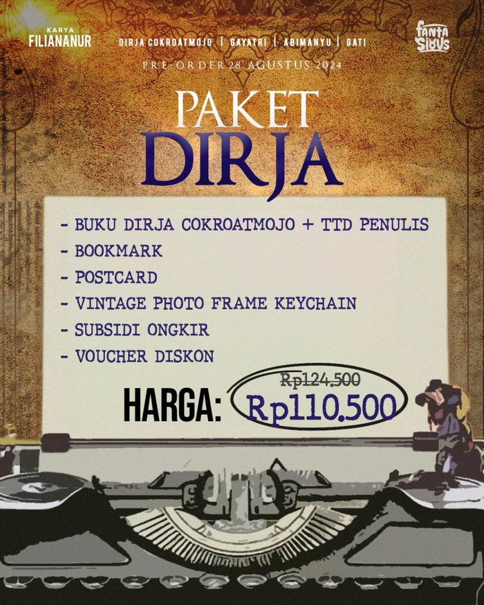 Gambar Pre Order - Buku Novel - Dirja Cokroatmojo - Filiananur - Fantasious - Bumifiksi - DIRJA dari Bumi Fiksi Makassar undefined Tokopedia
