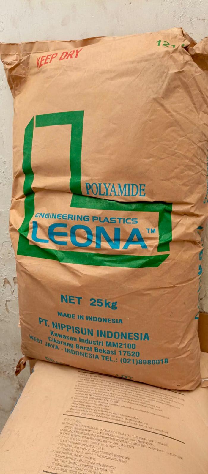 Gambar 1 ZAK 25 KG BIJI PLASTIK NYLON PA6 NILON COPLE COPOLYNER MURNI TANPA DAUR ULANG - LEONA dari INDOFILAM undefined Tokopedia