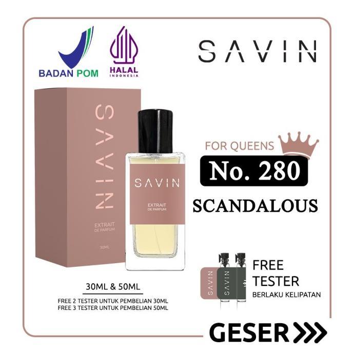 Gambar Savin Parfum No. 280 Scandalous - 30ML dari TapTap Market undefined Tokopedia