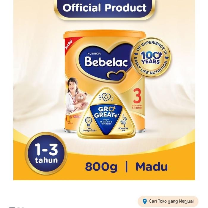 Gambar susu anak usia 1-3 THN bebelac dari AFDstar undefined Tokopedia