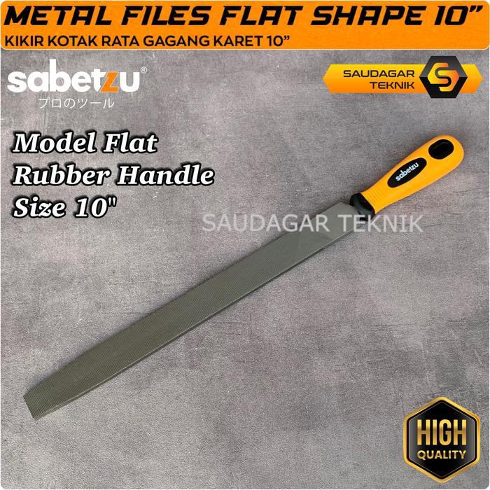 Gambar Kikir Besi 8 Inch 10 Inch 12 Inch Sabetzu Metal Files Kikir Besi Parut Kayu Gagang Karet - 10 INCH dari Saudagar Teknik undefined Tokopedia
