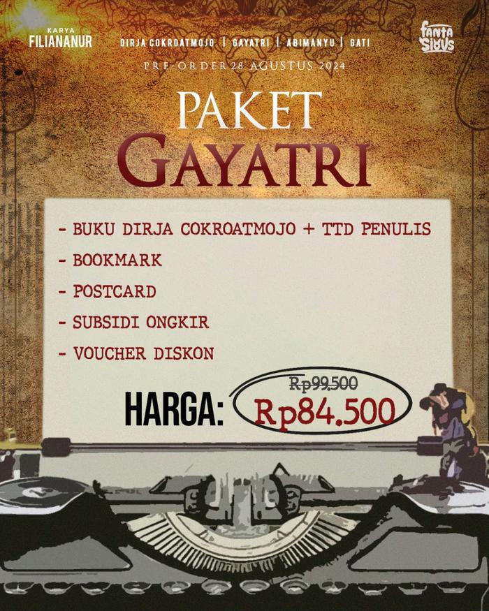Gambar Pre Order - Buku Novel - Dirja Cokroatmojo - Filiananur - Fantasious - Bumifiksi - GAYATRI dari Bumi Fiksi Makassar Kota Makassar Tokopedia
