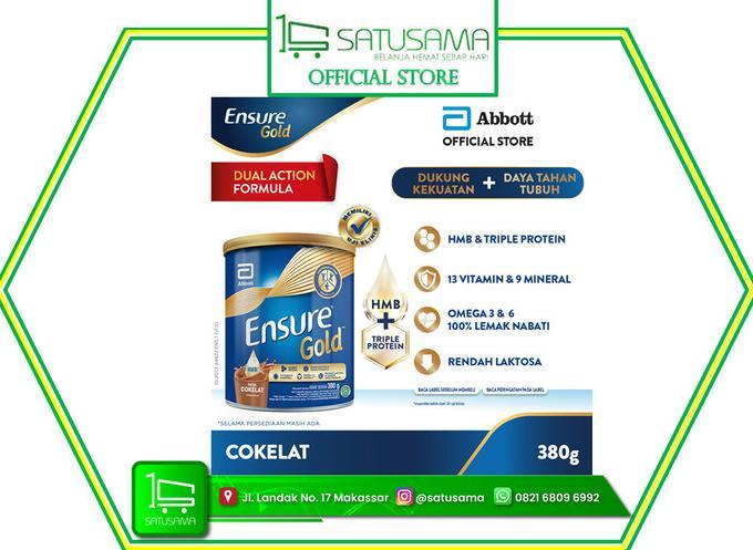 Gambar ENSURE GOLD - SUSU DEWASA - COKLAT 380 G dari Bacaurea Store undefined 3 Tokopedia
