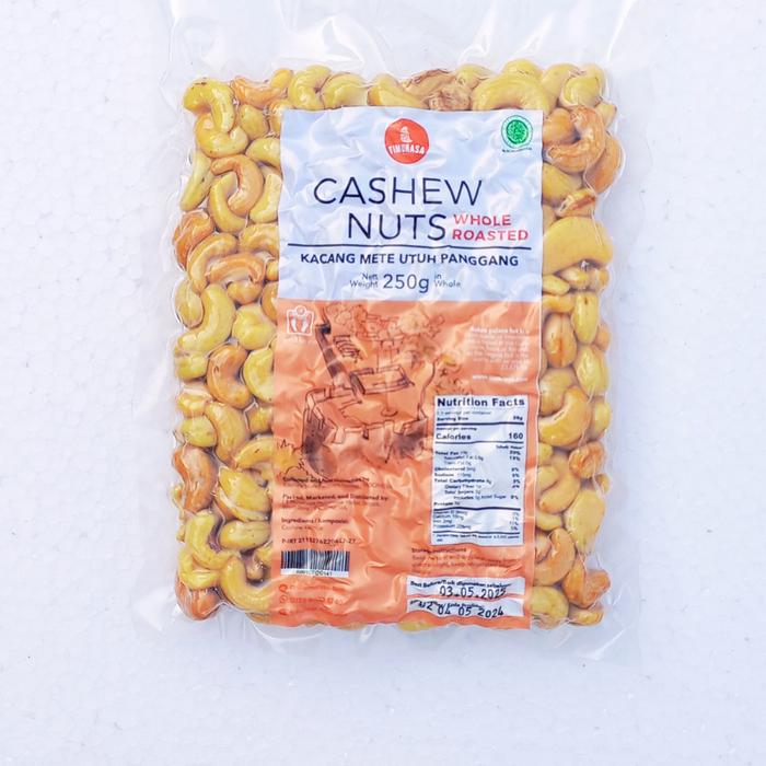 Gambar Timurasa Kacang Mete Panggang 250g - Cemilan Snacks - Makanan Mede dengan Vitamin & Mineral - Halal - 250 gram dari Timurasa Indonesia undefined Tokopedia