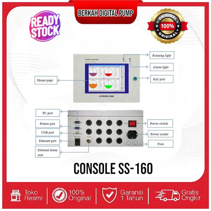 Gambar Automatic Tank Gauge ATG Console SS 160 Plus SP 300 Stick Probe Windbell Digitalisasi SPBU Original dan Bergaransi - Console SS-160 dari BERKAHDIGITALPUMP undefined Tokopedia
