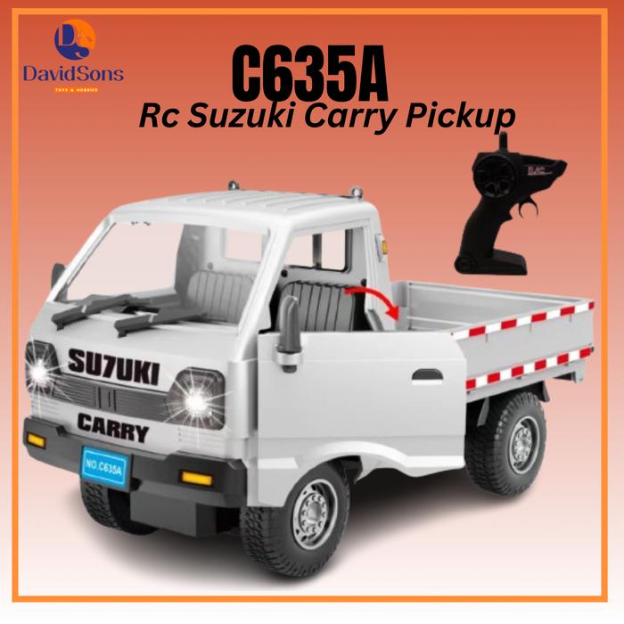 Gambar RC CAR 1/16 SUZUKI CARRY PICKUP / MAINAN MOBIL BOX / MAINAN HOBI C635A&B - C635A dari David&amp;Sons undefined Tokopedia