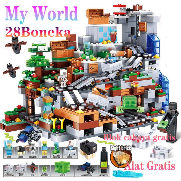 Gambar Upgrade【Ready  Stock COD】 Mainan Anak Minicraft My World/minicraft/minecraft./minecraft./mainan minicraft/minecraft. toys/mainan minecraf/my world minicraft/minicraft mainan/minicraft/mainan minecraft/minecraft/warden minecraf/Blok Permainan Plastik Rumah - Mechanic28Bonek dari Tokosahadat undefined Tokopedia