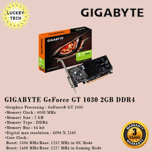 Video Card Gigabyte Geforce Gt 1030 Oc 2gb Driver 2gb Ddr4