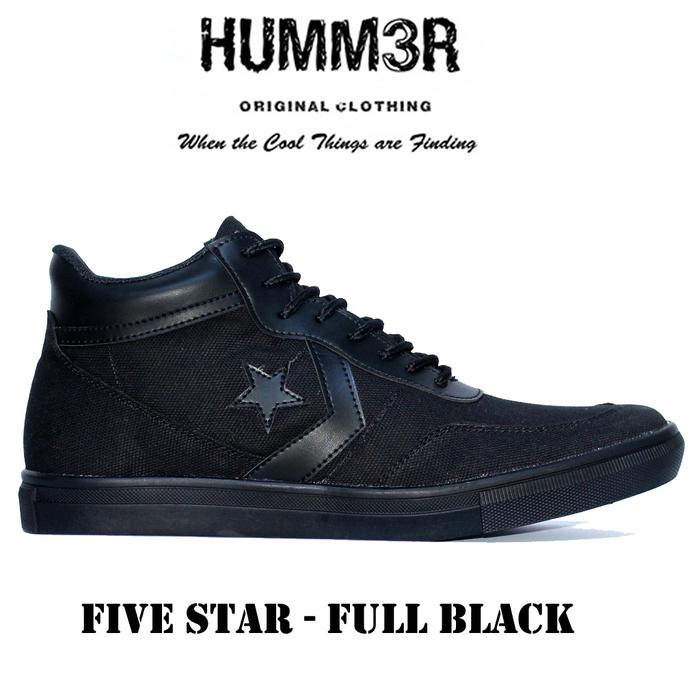 Gambar Sepatu Sneakers Pria Big Size 45 46 47 48 49 50 51 52 Humm3r Sixha - Hitam, 39 dari Grosir Sapatu Bandoeng undefined Tokopedia