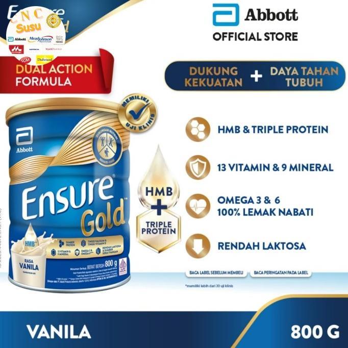Gambar susu ensure vanila 800gram dari Bacaurea Store undefined Tokopedia