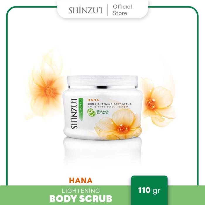 Gambar SHINZUI Skin Lightening Body Scrub Lulur Badan 110gr | 250gr - Hana 110gr  dari Rumah Skincare 888 undefined Tokopedia