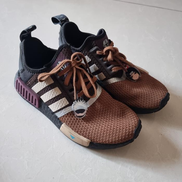 Adidas Star Wars Mandalorian Nmd R1 Shoes Preloved Size 365 Atau Uk4