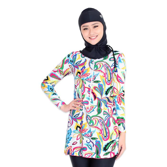 Gambar Lasona Terusan Renang Muslim Wanita TRPM-C1209-L01001 - Merah Muda, L dari LasonaIndonesia undefined Tokopedia