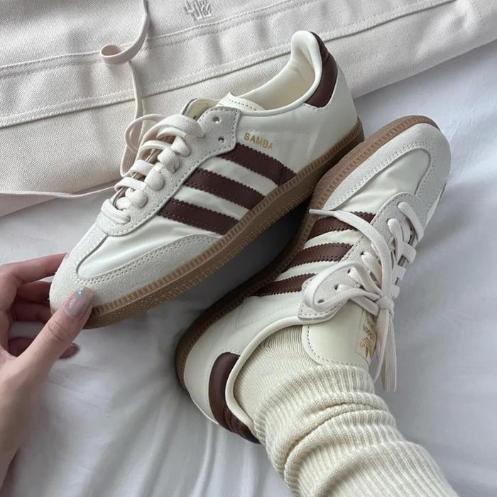 adidas gazelle silver green womens Adidas Samba OG 'Maroon Cream (W)' main image 0