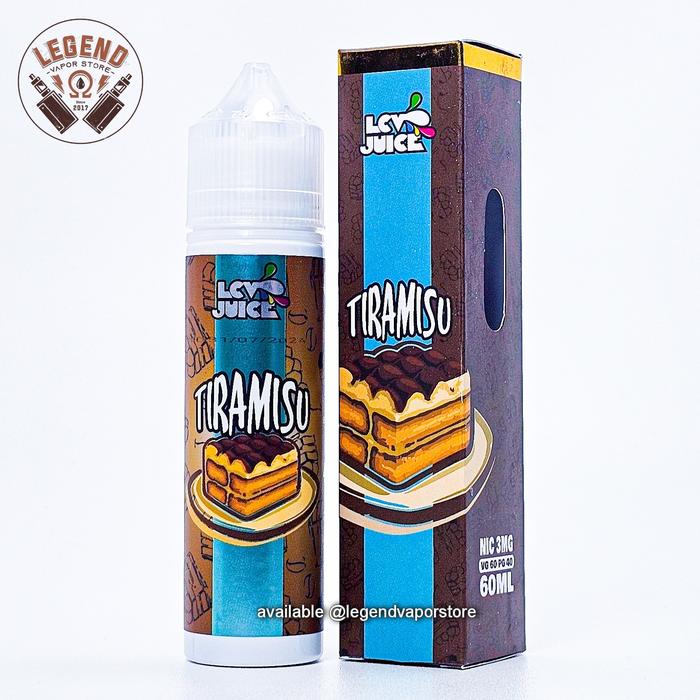 Jual FREEBASE LIQUID LCV JUICE Tiramisu 60ML 3MG 6MG AUTHENTIC - 3MG - Kab.  Bandung - Legend Vapor Store