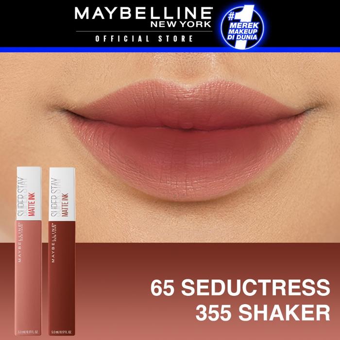Gambar Maybelline Superstay Matte Ink Bundle - Seduct+Shaker dari Maybelline Official Shop undefined Tokopedia