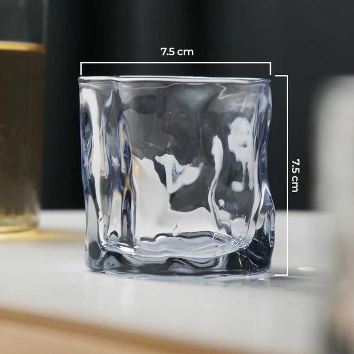 Gambar gelas kaca unik aesthetic japanese style rock glass - Biru dari ArkamayaStore undefined Tokopedia
