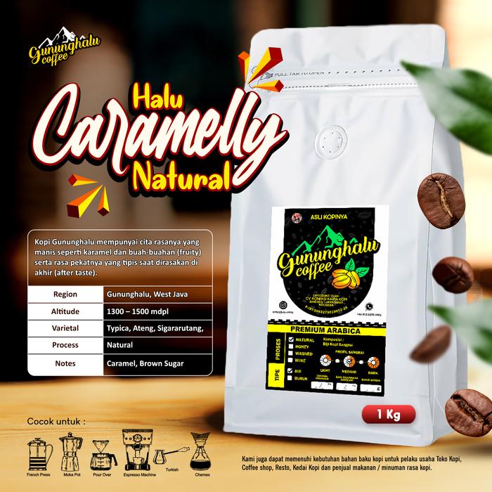 Gambar Kopi Arabika Asli Gunung Halu Natural Premium - 1 Kg, Biji Kopi dari Gununghalu Coffee undefined Tokopedia
