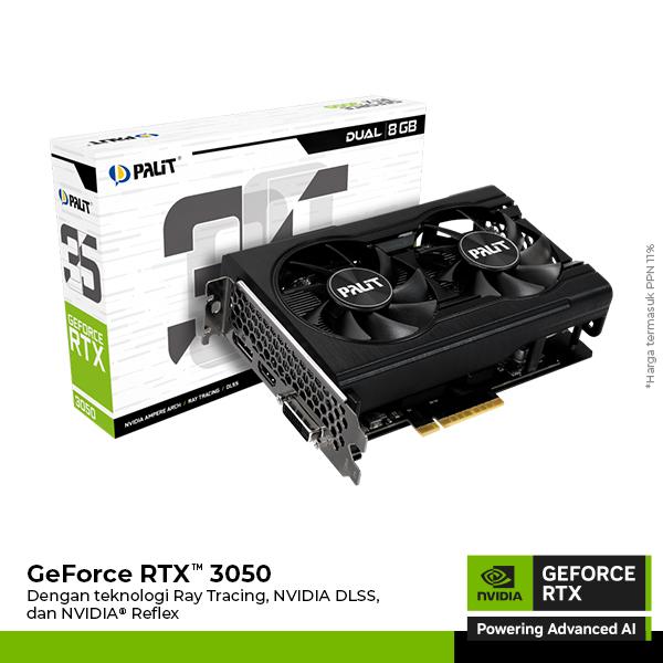 PALIT RTX 3050 STORMX 6GB ビデオカード グラフィックボード・グラボ