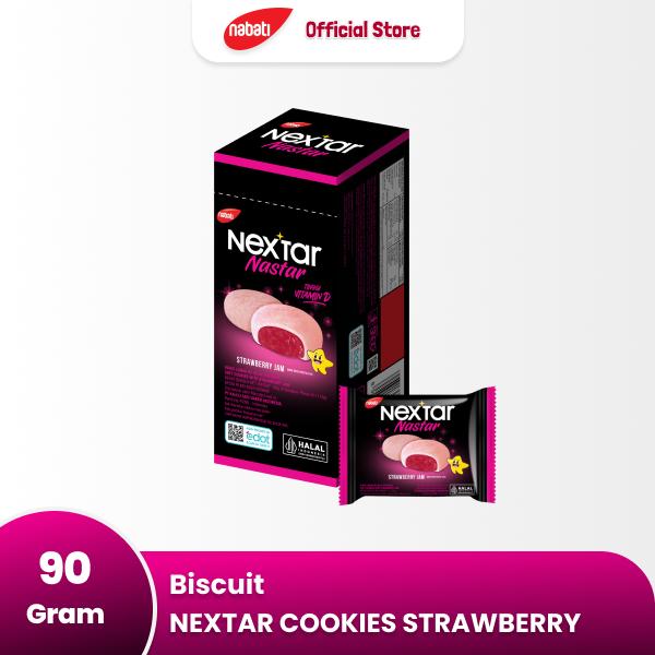 Gambar Nextar Cookies Strawberry 90gr dari Nabati Indonesia undefined Tokopedia