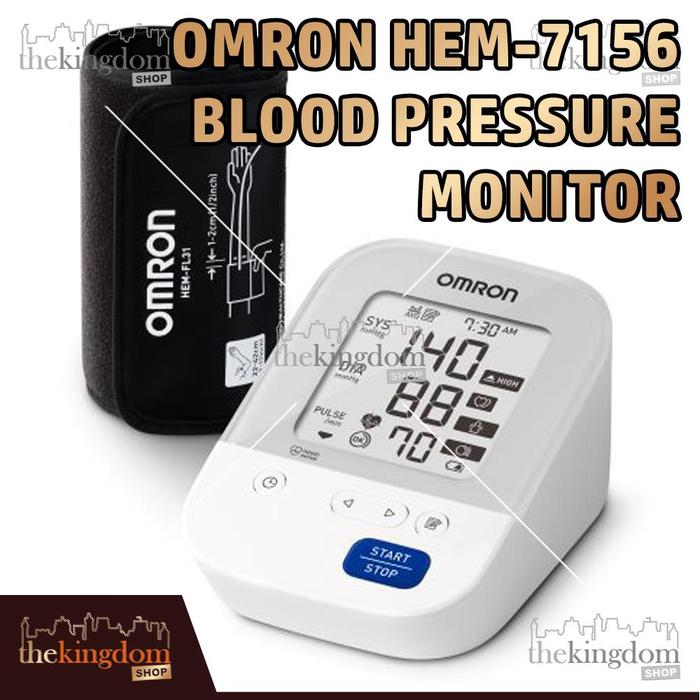 Gambar Omron HEM-7156T-A Tensimeter Digital 7156 TA Tensi 7156TA T-A Alat Ukur Tekanan Darah Blood Pressure Monitor - HEM-7156, Bubble n Kardus dari The Kingdom Shop undefined Tokopedia