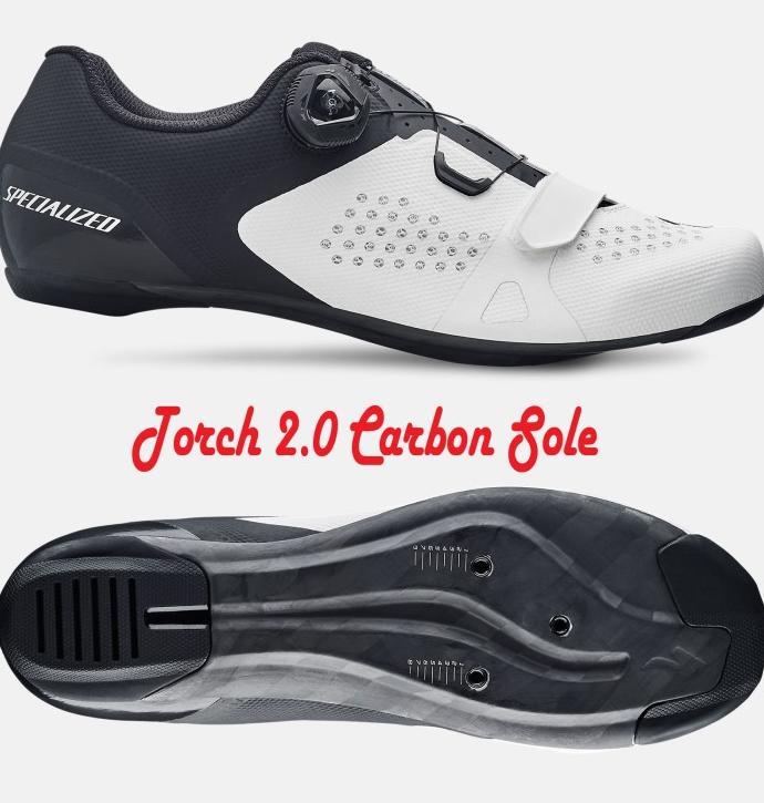 Gambar [Restok] Sepatu Road Bike Specialized Torch 2.0 Road Carbon Shoes - Putih Big Promo - 41 dari Mami Afifah store undefined Tokopedia