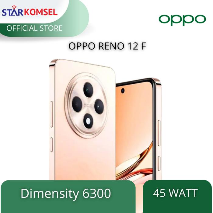Gambar HP OPPO RENO 12F 5G 12/512 GARANSI RESMI OPPO INDONESIA - Orange dari Star Komsel Store undefined Tokopedia