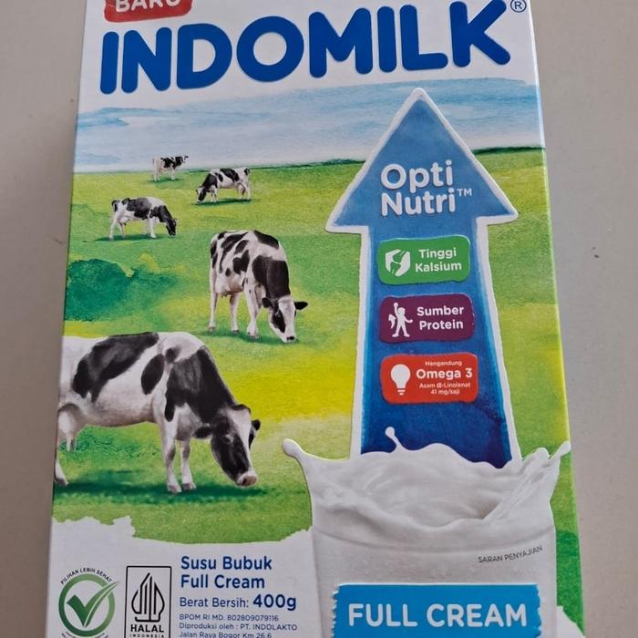 Gambar susu bubuk full cream indomilk plain dari DELIZIA STORE undefined Tokopedia