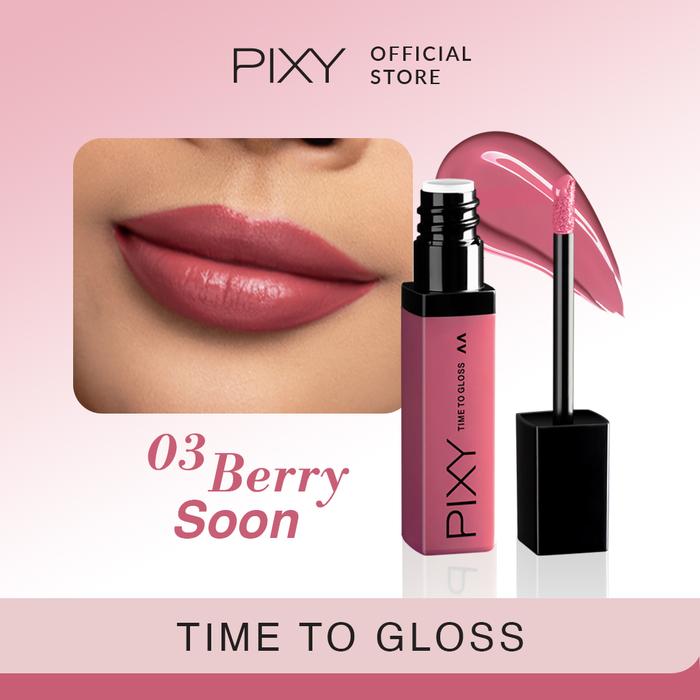 Gambar PIXY Time To Gloss - Pigmented Lip Gloss 6 Shade - 03 Berry Soon dari Pixy Official Store undefined Tokopedia
