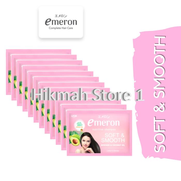 Gambar EMERON SHAMPO 1 RENCENG ISI 12 SACHET / 24 PCS - Emeron Smooth dari Hikmah Store 1 undefined Tokopedia