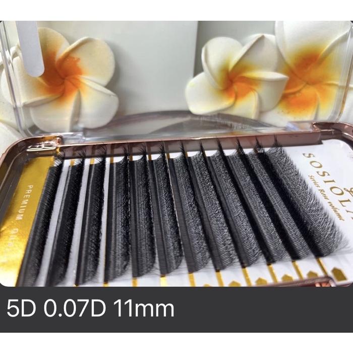 Gambar PROMO TERBARU - Sosiolash - 5D lash series Rose volume eyelash extension - 0.07D, 8mm dari Cahaya Bumi Toko undefined Tokopedia