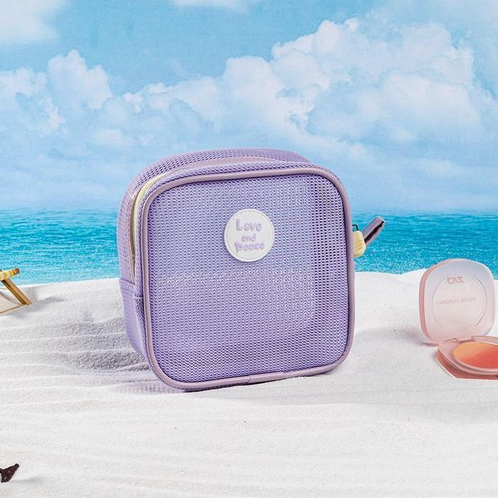 Gambar Tas Kosmetik Jaring Mini Pouch Travel Pouch Portable Jaring Travel Pouch Kotak Serbaguna - NETBAG UNGU dari PAYDAY STORE_NEW undefined Tokopedia