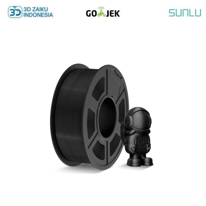 Gambar SUNLU 3D Filament PVB Polyvinyl Butyral Easy to Print Polishable with Alcohol - Black dari 3D Zaiku Indonesia undefined Tokopedia