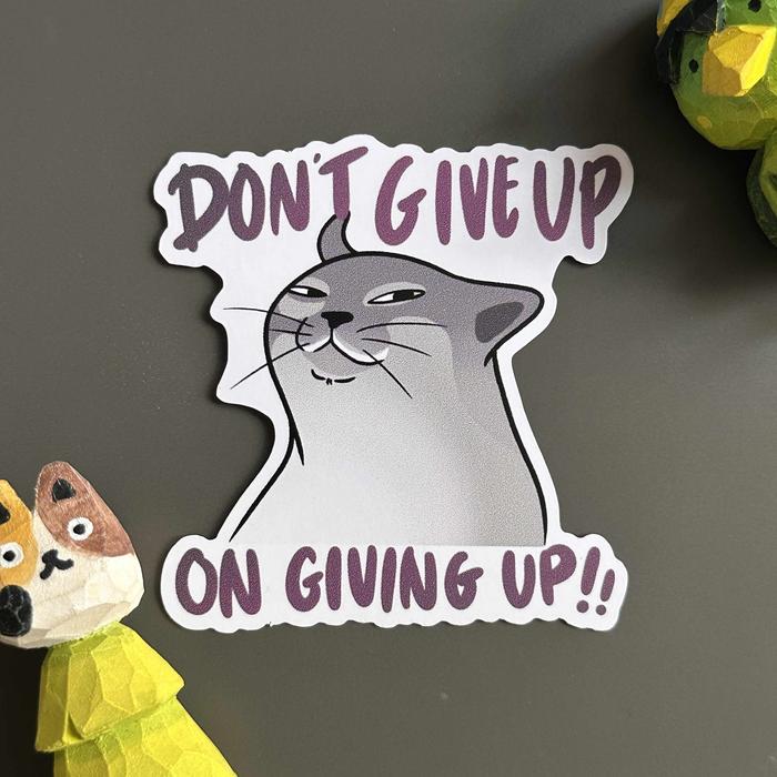 Gambar Sticker Kucing Mental Illness EDISI 5 - Q1 dari Popejoyy undefined Tokopedia