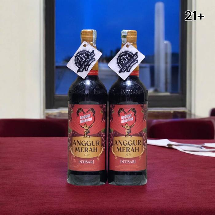 Gambar Paket Anggur Merah Intisari 620ml - Orang Tua - INDOALKOHOL Original 100% - 2 Btl 620ml dari indoalkohol undefined Tokopedia