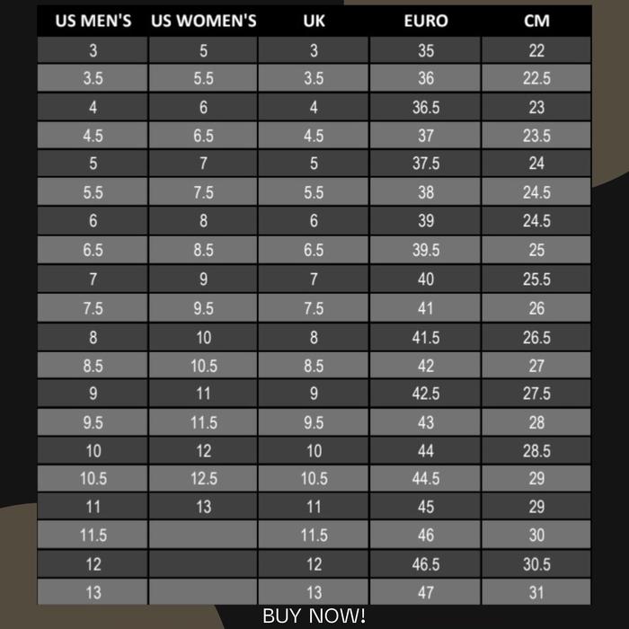 Chart Shoes Adidas Size In Cm Mens Shoes Size Adidas Us Size In Eu