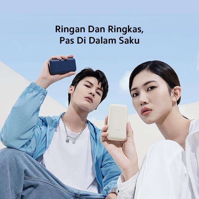 Xiaomi Power Bank 33W 10000mAh Pocket Edition Pro | Ringan dan Ringkas | Pas di Dalam Saku | Dua port USB-C dan USB-A [ Official Store ] - Ivory - Gambar 4