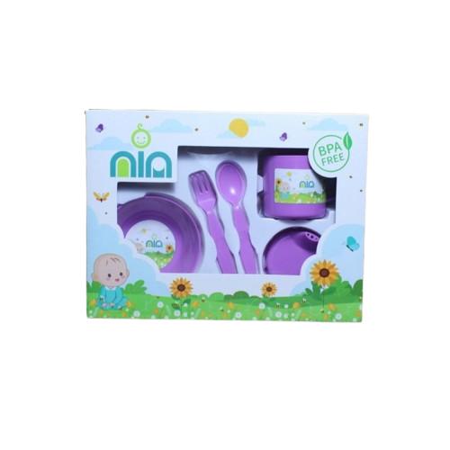 Gambar Feeding set / kado bayi / tempat makan bayi small - Ungu dari Anekadjaya undefined Tokopedia