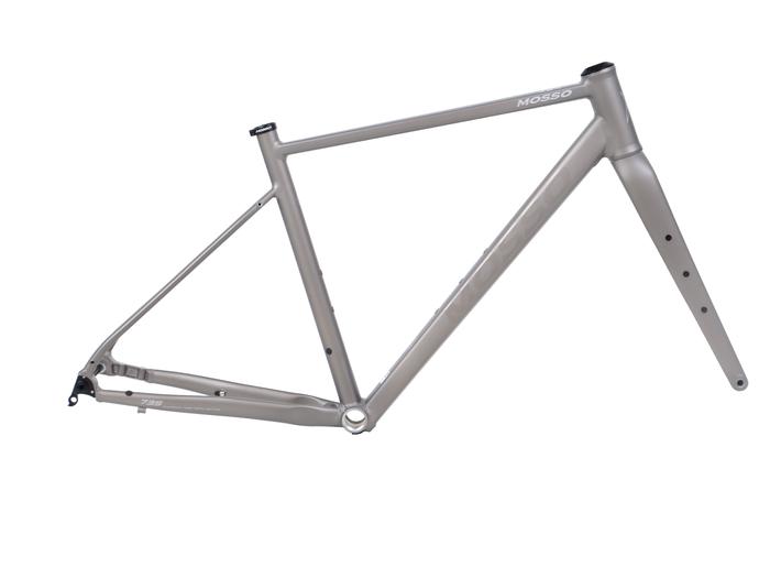 Gambar Mosso 735GVL Frame Set Sepeda Gravel Disc Brake [700C] Frame Alloy Clean Look Fork Full Carbon - Mettalic Gray, 470 dari adimitra online undefined Tokopedia