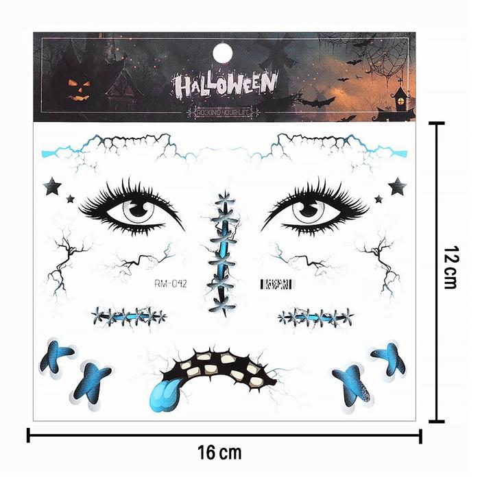 Gambar Tattoo tato temporary halloween wanita pria semi permanen waterproof - Toothless B.C dari numbertwo ID undefined Tokopedia