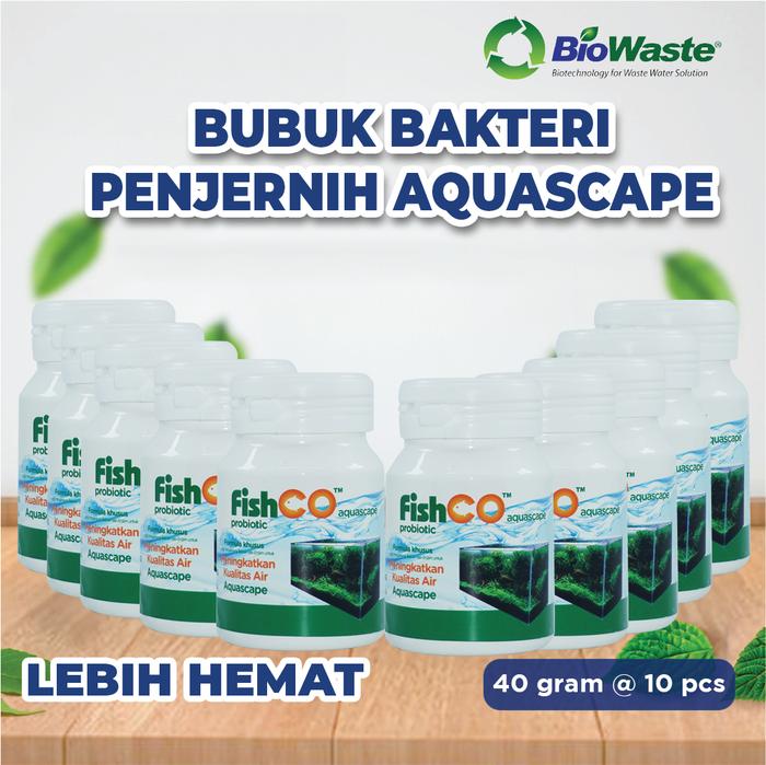 Gambar Bakteri Starter FISHCO AQUASCAPE botol 40 gram dari Biowaste undefined Tokopedia