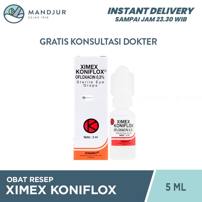 Gambar Ximex Koniflox Eye Drops 5 ml / Obat Infeksi Mata dari Apotekmandjurofficial undefined Tokopedia