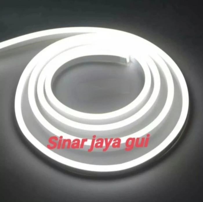 Gambar Lampu Neon Flex LED Selang Flexible Sign Strip WARM WHITE - Putih dari Sinar jaya gui undefined Tokopedia