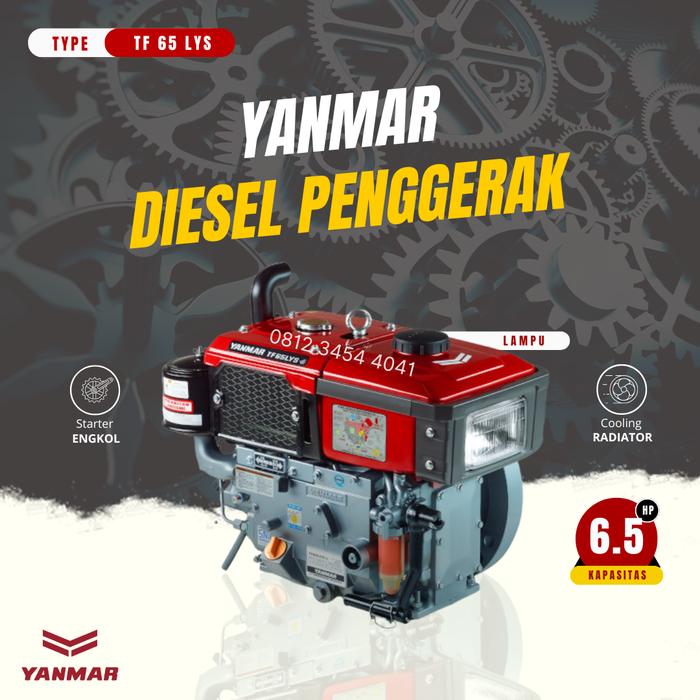 Gambar Yanmar TF 6.5 Hp mesin penggerak 7 HP YANMAR 8.5 Pk diesel 10,5 HP - TF65LYS, 6.5HP dari Engineering Machine undefined Tokopedia