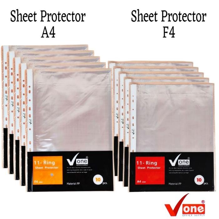 Gambar Sheet Protector A4 - F4 Tebal / Plastik Binder A-4 F-4 - 1pck Isi 10pc - A4 dari DJB Mart undefined Tokopedia