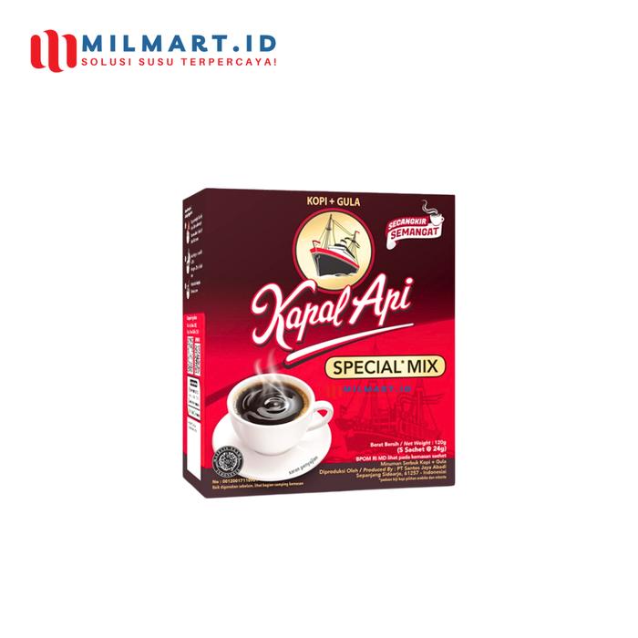 Gambar KAPAL API GRANDE WHITE COFFEE 5 SACHETS SPECIAL MIX KOPI MANTAP BOX - MANTAP 5'S dari milmart.id undefined 5 Tokopedia