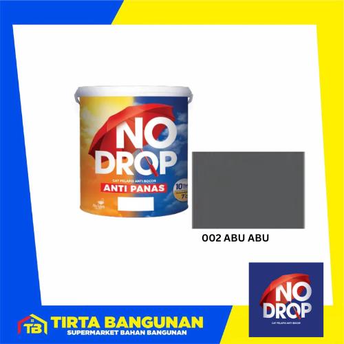 Gambar NO DROP ANTI PANAS CAT PELAPIS ANTI BOCOR LINDUNGI 10 TAHUN 1 LITER - 002 ABU-ABU dari Tirta Bangunan undefined Tokopedia