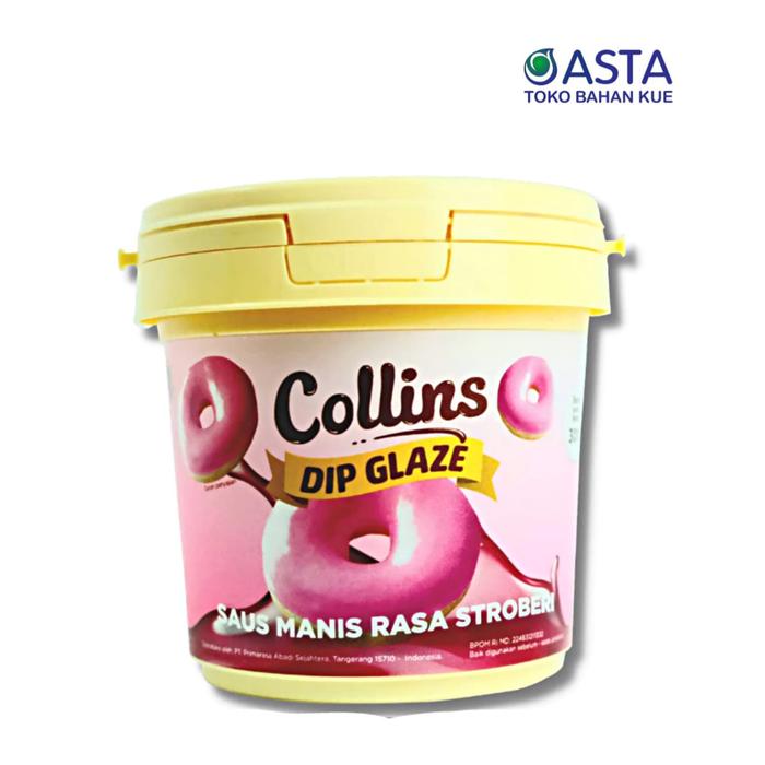 Gambar Selai  Coklat Collins Dip Glaze 1 Kg - Strawberi dari ASTA Toko Bahan Kue undefined Tokopedia