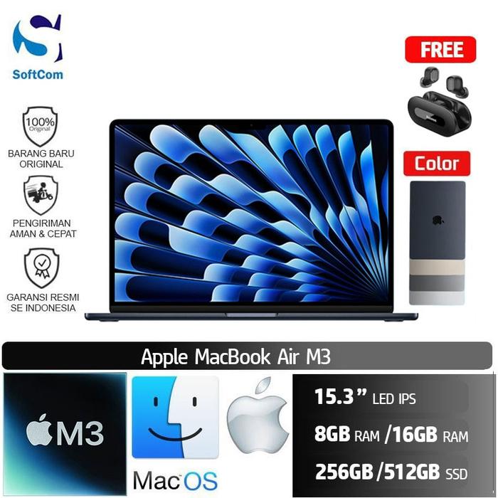MacBook Air M3 おとなしかっ メモリ8GB/512GB 15インチ 【超美品】